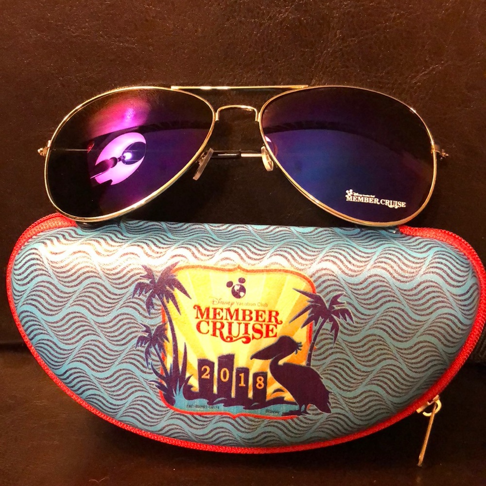 Disney Vacation club sunglasses and case